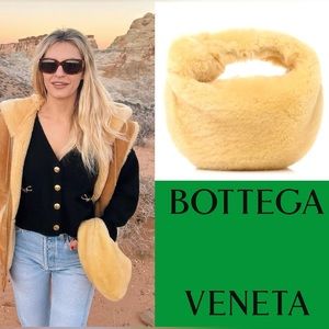 🧈Authentic Bottega Veneta Shearling Mini Jodie Bag Butter LIKE-NEW